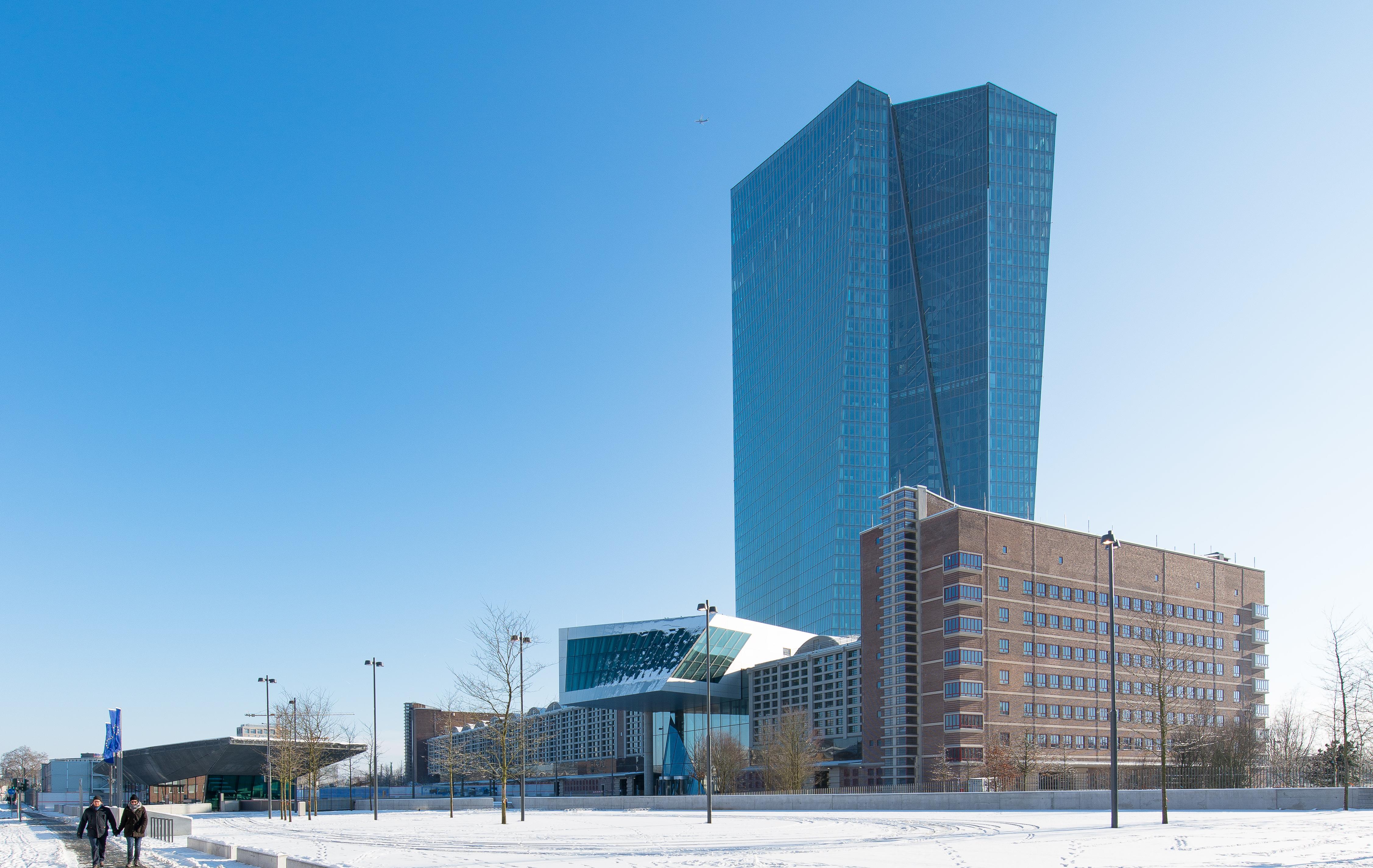 Edifício do Banco Central Europeu em Frankfurt