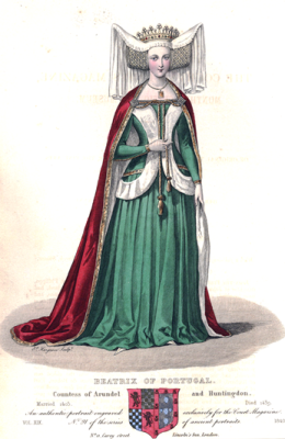 Beatrix of Portugal, Countess of Arundel and Huntingdon