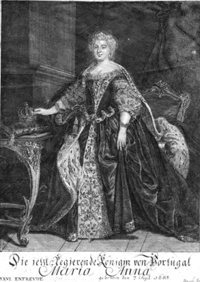 Die jetzt Regierende Königin von Portugal Maria Anna
